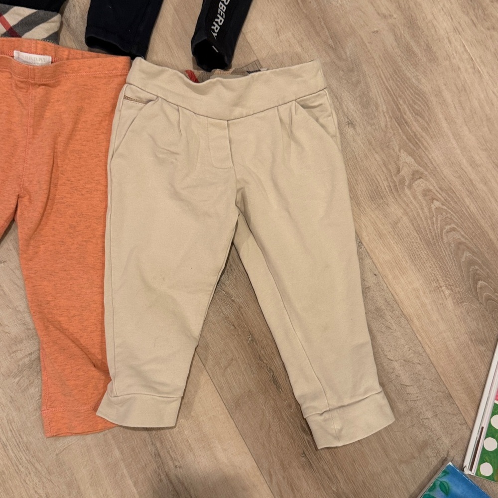 Burberry Kids Leggings - Black, Burgundy, Orange - Picture 10 of 11